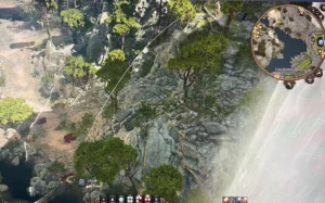 Jumping across the cliff in Baldur’s Gate 3